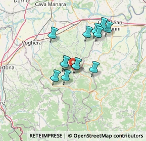 Mappa 27050 Colli Verdi PV, Italia (10.69231)