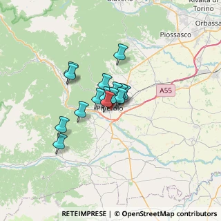 Mappa Via Virginio, 10064 Pinerolo TO, Italia (4.09467)