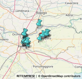 Mappa Tamara, 44034 Copparo FE, Italia (10.951)