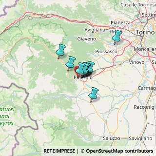 Mappa Via Giustetto, 10060 Pinerolo TO, Italia (5.95818)