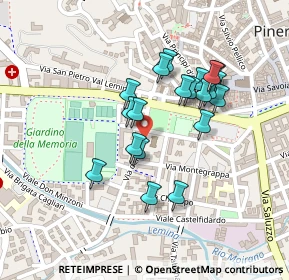 Mappa Piazza Santa Croce, 10064 Pinerolo TO, Italia (0.191)