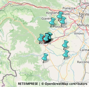 Mappa Piazza Santa Croce, 10064 Pinerolo TO, Italia (6.4925)