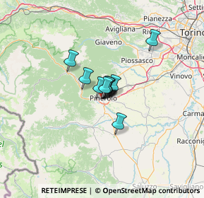 Mappa Via Armando Diaz, 10064 Pinerolo TO, Italia (5.29)