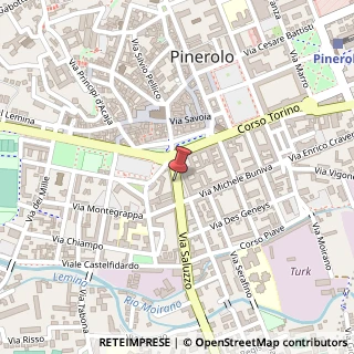 Mappa Piazza Luigi Barbieri, 22, 10064 Pinerolo, Torino (Piemonte)