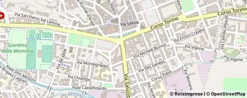 Mappa Pinerolo
