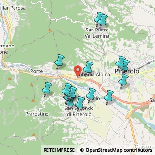 Mappa Via F.G. Bona, 10064 Pinerolo TO, Italia (1.92)