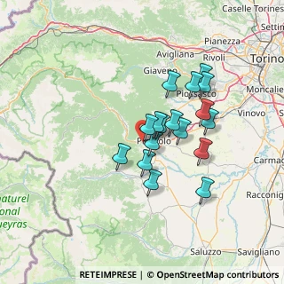 Mappa Via F.G. Bona, 10064 Pinerolo TO, Italia (11.01294)