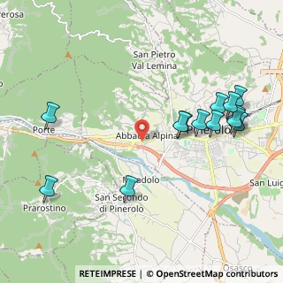 Mappa Via delle Rose, 10064 Pinerolo TO, Italia (2.36769)