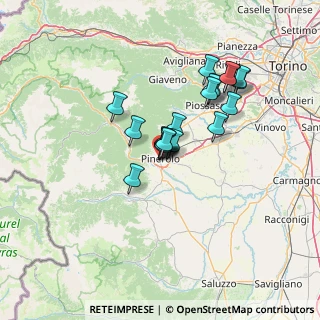 Mappa Via Michele Buniva, 10064 Pinerolo TO, Italia (10.607)