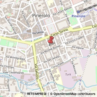 Mappa Via Brunetta d'Usseaux, 19, 10064 Pinerolo, Torino (Piemonte)