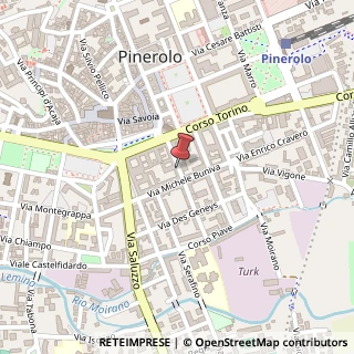 Mappa Via Chiappero, 30, 10064 Pinerolo, Torino (Piemonte)