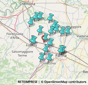 Mappa Via Roma, 43012 Fontanellato PR, Italia (11.444)