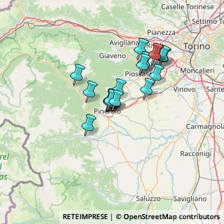 Mappa Cc Le Due Valli Via Cascina Vastameglio, 10064 Pinerolo TO, Italia (10.5045)