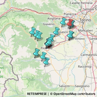 Mappa Cc Le Due Valli Via Cascina Vastameglio, 10064 Pinerolo TO, Italia (10.69)