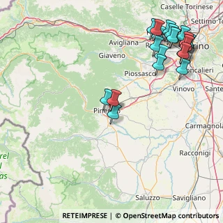 Mappa Cc Le Due Valli Via Cascina Vastameglio, 10064 Pinerolo TO, Italia (21.8065)