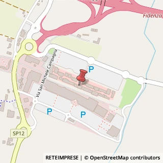 Mappa Via Federico Fellini, 43036 Fidenza PR, Italia, 43036 Fidenza, Parma (Emilia Romagna)