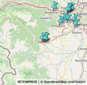 Mappa Via Guglielmo Oberdan, 10064 Pinerolo TO, Italia (18.81692)