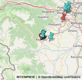 Mappa Via Guglielmo Oberdan, 10064 Pinerolo TO, Italia (12.88545)
