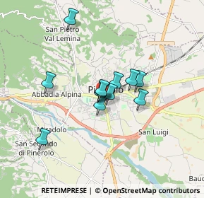 Mappa Piazza Solferino, 10064 Pinerolo TO, Italia (1.17667)