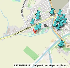 Mappa Via Gardenghi Monsignor Ulisse, 44012 Bondeno FE, Italia (0.5865)