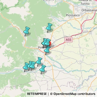 Mappa Via Cascina Vastamiglio, 10064 Pinerolo TO, Italia (6.62182)