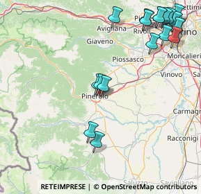 Mappa Cascina Vastameglio, 10064 Pinerolo TO, Italia (21.14333)