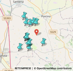 Mappa Cascina Costa, 10046 Poirino TO, Italia (3.09077)