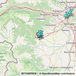 Mappa Via Brigata Cagliari, 10064 Pinerolo TO, Italia (34.73)