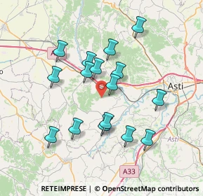 Mappa SP 12a, 14016 Tigliole AT (6.68188)