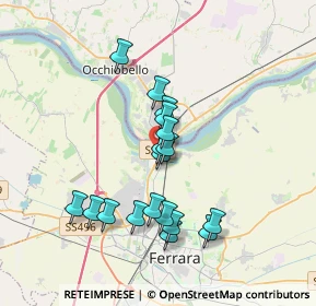 Mappa SS 16 Adriatica, 44123 Ferrara FE, Italia (3.245)