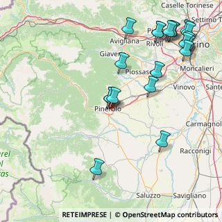 Mappa Via Vecchia di Buriasco, 10064 Pinerolo TO, Italia (20.814)