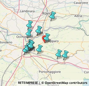 Mappa Via Copparo, 44123 Corlo FE, Italia (12.02625)