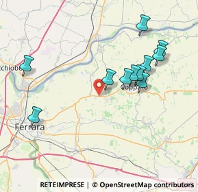 Mappa Via Copparo, 44123 Corlo FE, Italia (7.83091)