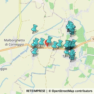 Mappa Via Copparo, 44123 Corlo FE, Italia (0.93448)