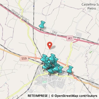 Mappa Strada Comunale della Granella, 43036 Fidenza PR, Italia (1.88176)