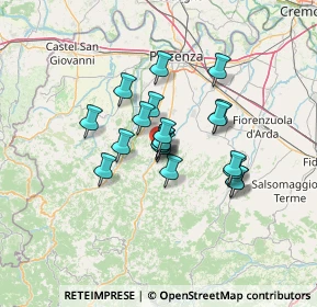 Mappa Zona Artigianale n° 16 - Località Albarola, 29020 Vigolzone PC, Italia (9.542)