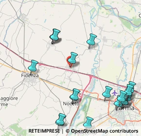 Mappa Via Bazzani, 43012 Fontanellato PR, Italia (10.9565)