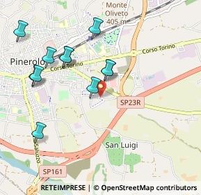 Mappa Via Torrente Lemina, 10064 Pinerolo TO, Italia (1.01545)
