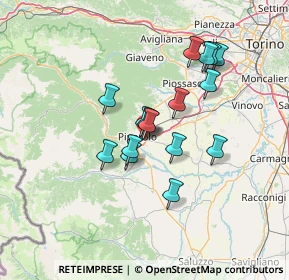 Mappa Via Torrente Lemina, 10064 Pinerolo TO, Italia (11.14188)