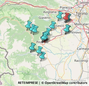 Mappa Via Torrente Lemina, 10064 Pinerolo TO, Italia (10.769)
