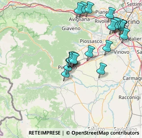 Mappa Via Torrente Lemina, 10064 Pinerolo TO, Italia (14.729)