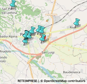 Mappa Via Torrente Lemina, 10064 Pinerolo TO, Italia (1.69182)