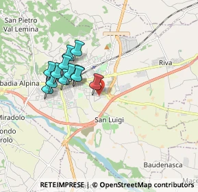 Mappa Via Torrente Lemina, 10064 Pinerolo TO, Italia (1.52917)