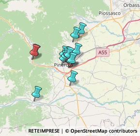 Mappa Via Torrente Lemina, 10064 Pinerolo TO, Italia (4.04929)