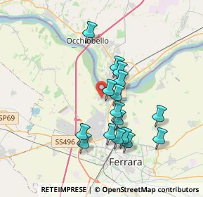 Mappa Via Vallelunga, 44122 Ferrara FE, Italia (3.20563)