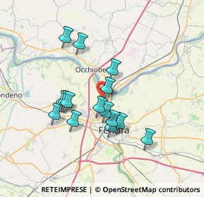 Mappa Via Vallelunga, 44122 Ferrara FE, Italia (6.08867)