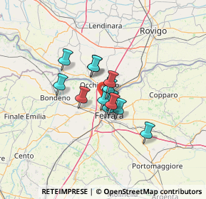 Mappa Via Vallelunga, 44122 Ferrara FE, Italia (7.68)