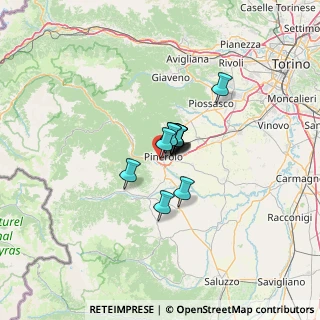 Mappa Via Grosso Campana, 10064 Pinerolo TO, Italia (5.7775)