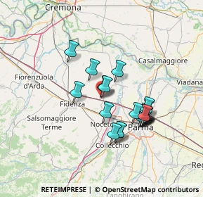 Mappa Via Giuseppe Mazzini, 43012 Fontanellato PR, Italia (11.7565)