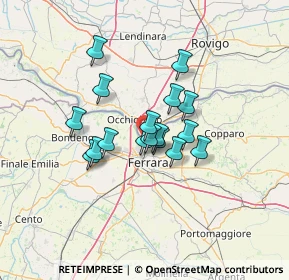 Mappa Via del Bagatto, 44123 Pontelagoscuro FE, Italia (9.43706)